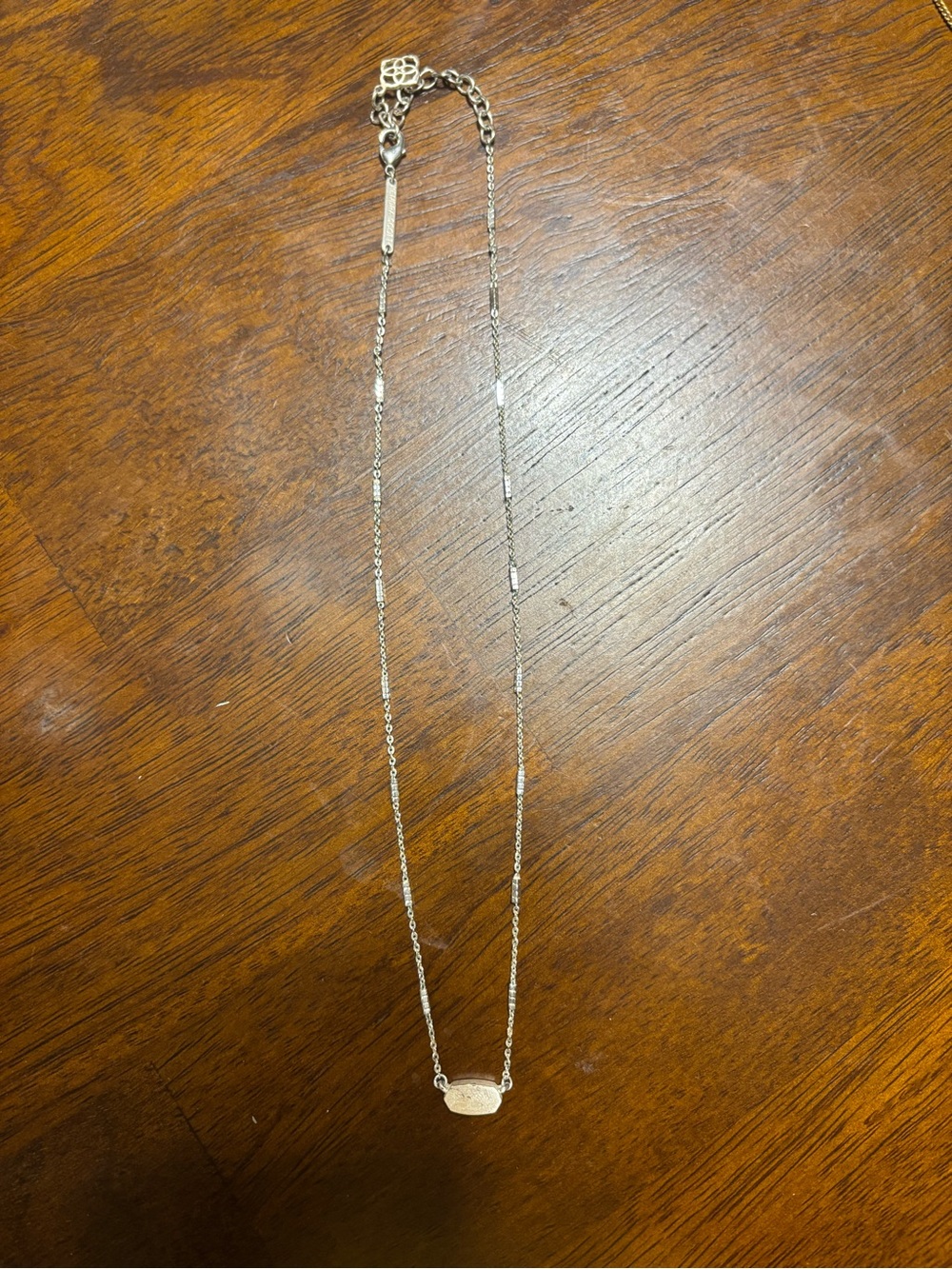 Kendra Scott silver necklace